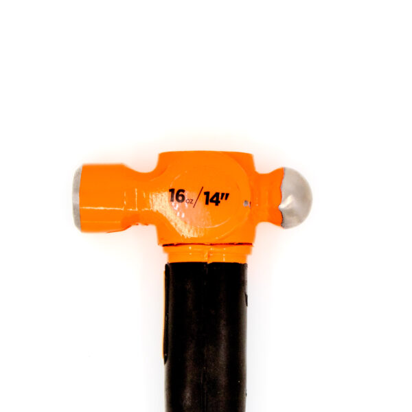 IRON CORE™ Ball Peen Hammer 16 oz, 14" Length, Lanyard Hole - Image 4