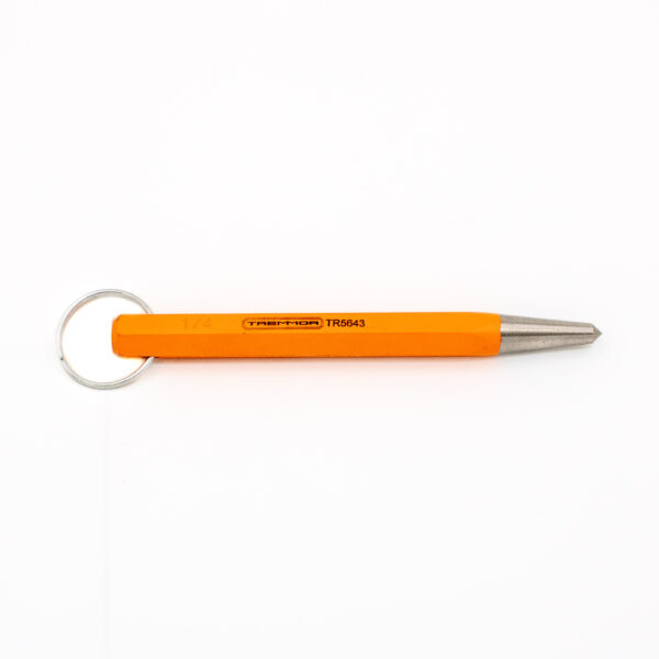 TREMMOR Center Punch 1/4", 6" Length, Lanyard Ring - Image 2