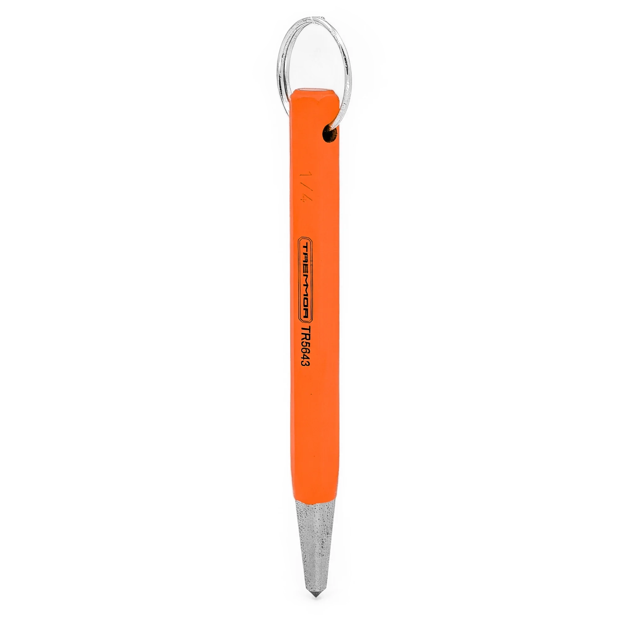 TREMMOR Center Punch 1/4", 6" Length, Lanyard Ring