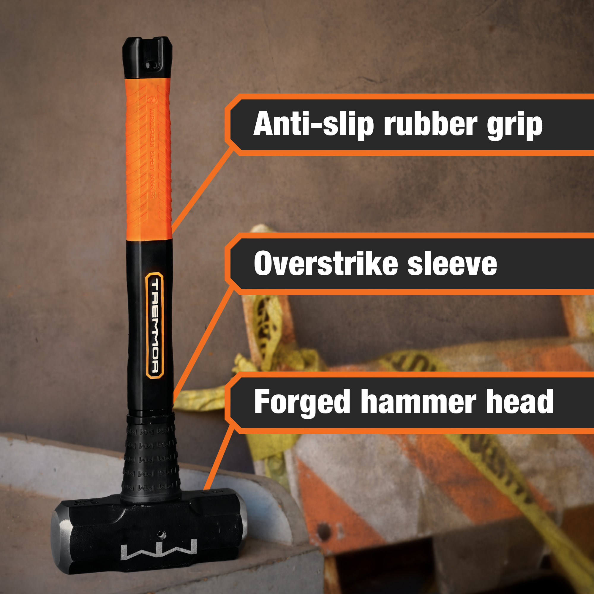 TREMMOR - IRON CORE™ PRO Sledge Hammer 16" 6lb - Image 4