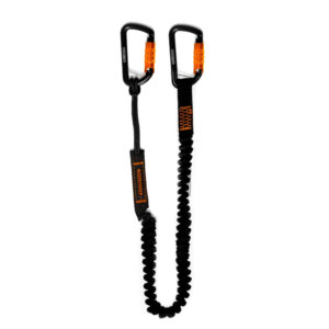 TREMMOR Tool Lanyard 35-51", 15 lb Capacity, Dual Action, Dual Carabiners